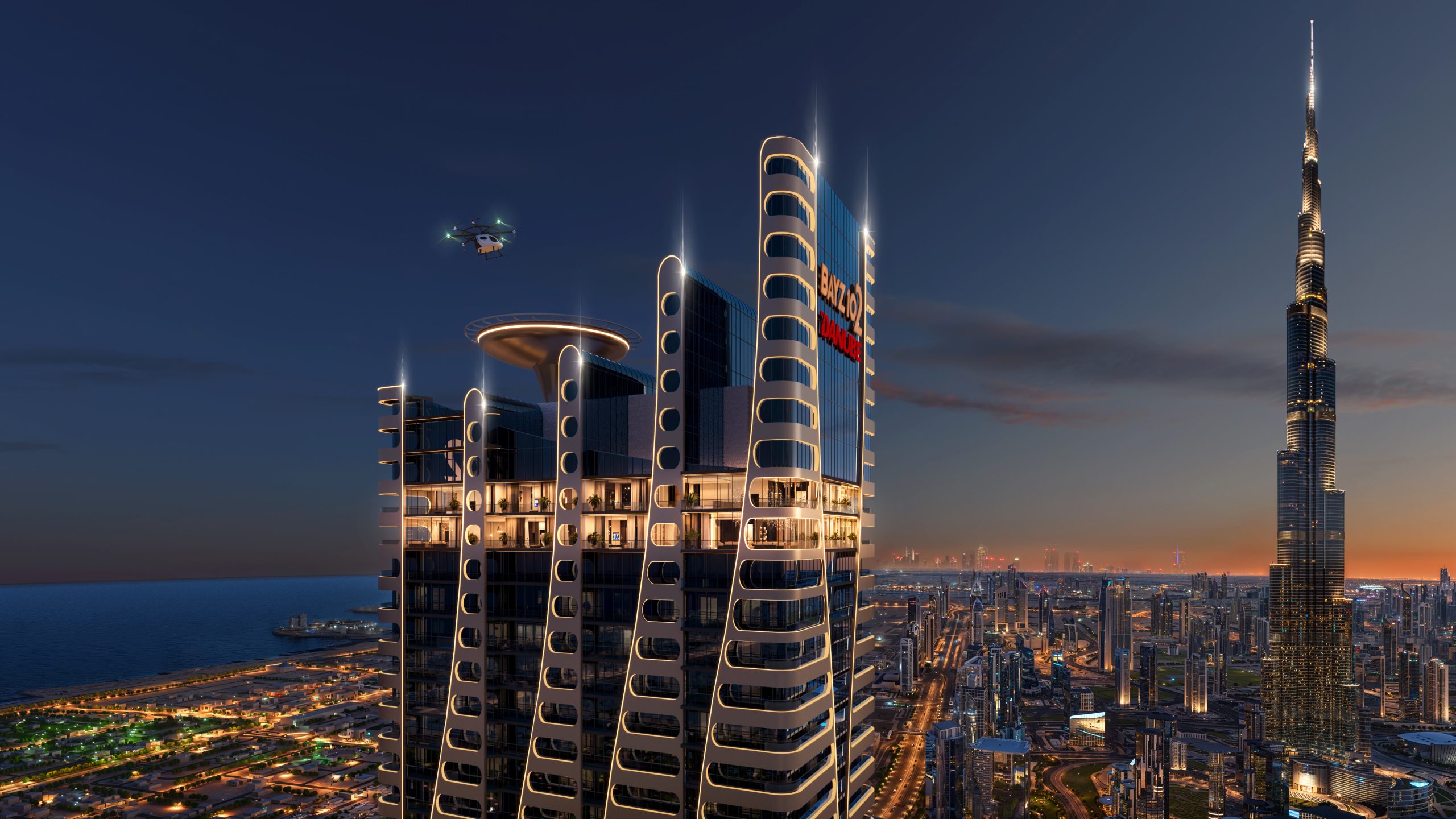 Fully furnished luxury apartments at BAYZ 102 in Business Bay, Dubai.